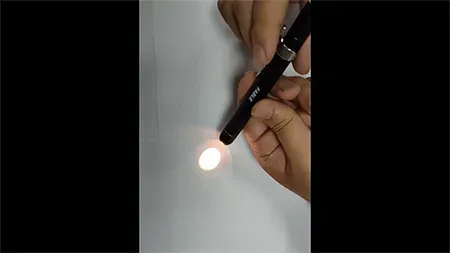 Lampe de Poche à Spectre Complet (interrupteur rotatif)