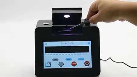 Spectroscope de table pour pierres précieuses