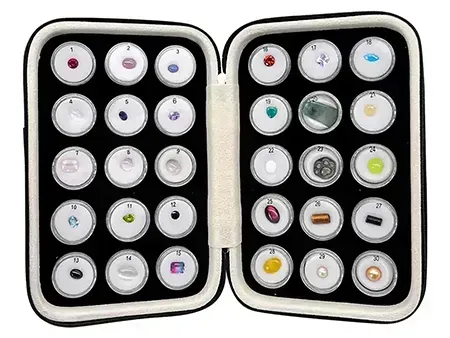 Coffret de gemmologie
