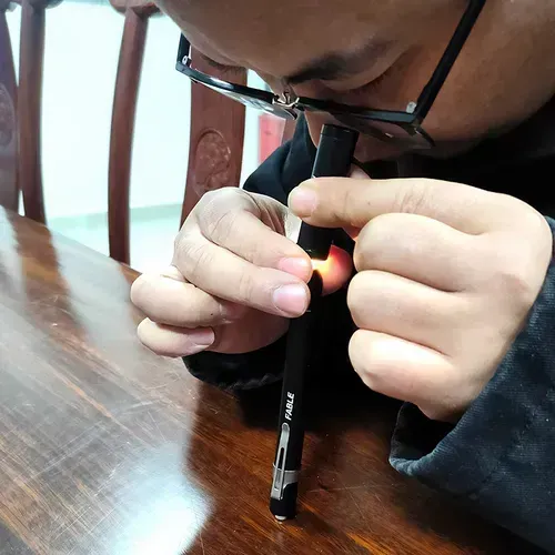Lampe de Poche à Spectre Complet (interrupteur à bouton-poussoir)