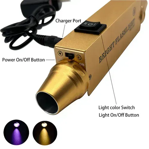 Lampe de Poche Xenon UV pour Gemmes